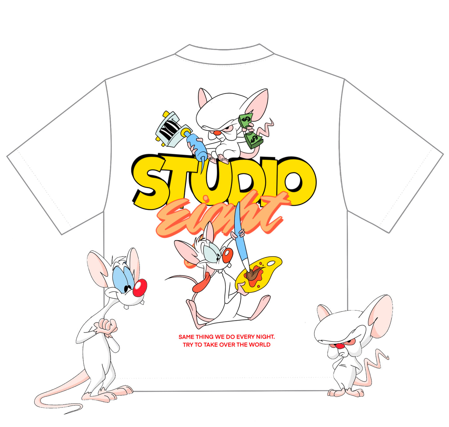 Studio 8 Pinky n’ Brain Tee